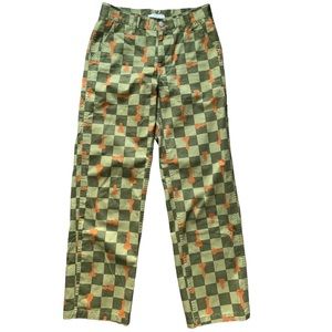BDG Urban Outfitters Green Leslie Carpenter Checkered Pants 25